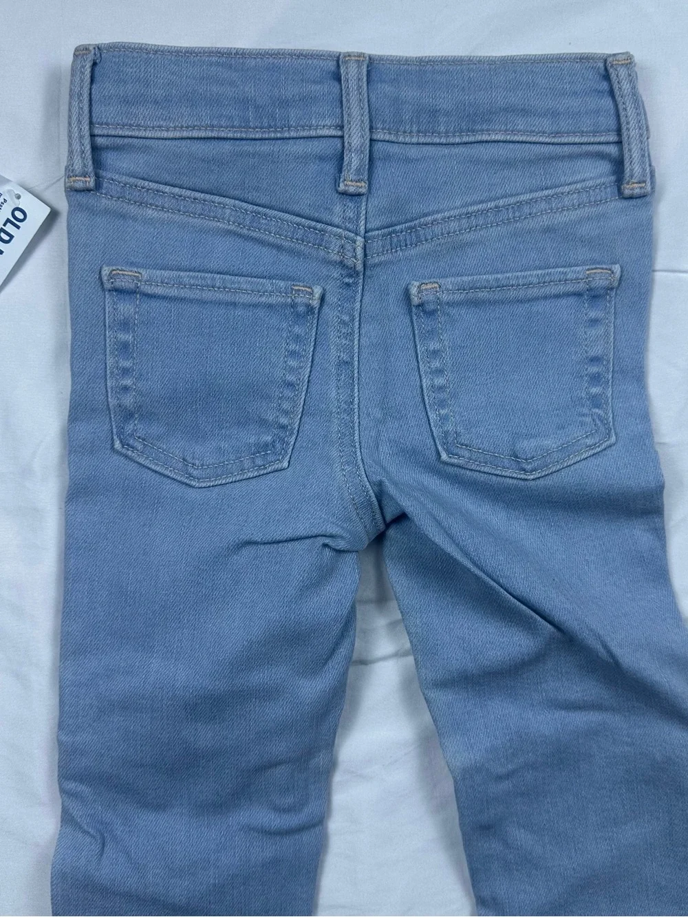 NWT Old Navy High-Rise 360 Stretch Rockstar Knee-Patch Jeggings Girls 5T